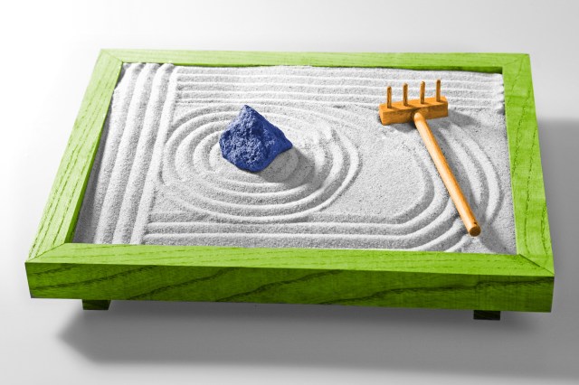 Mini tabletop Zen garden